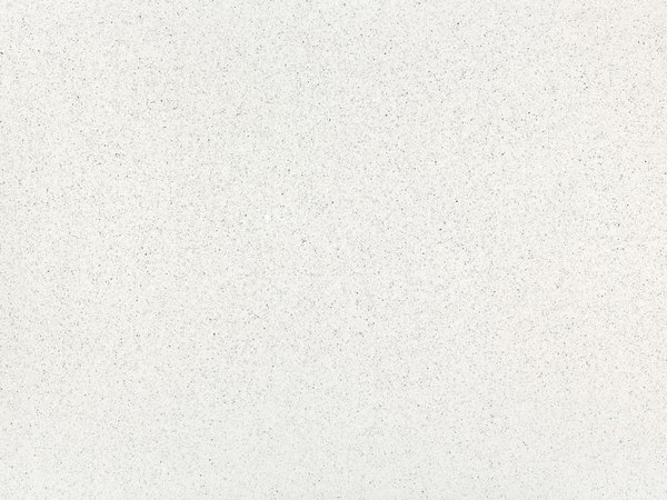 Quartz countertop, speckled look, white